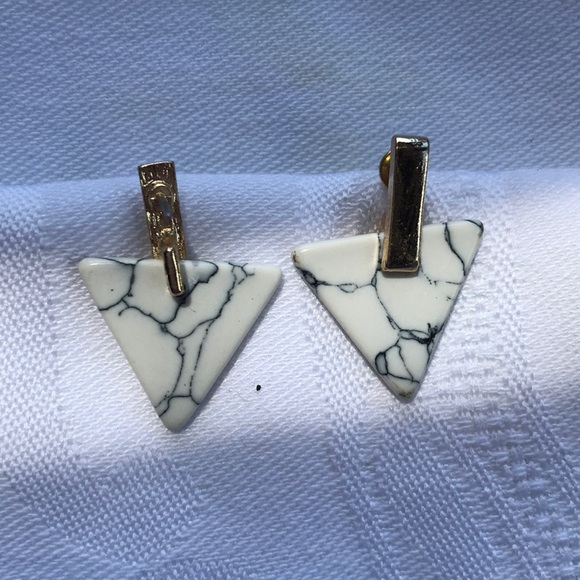 Triangle Earrings - Picture 2 of 5
